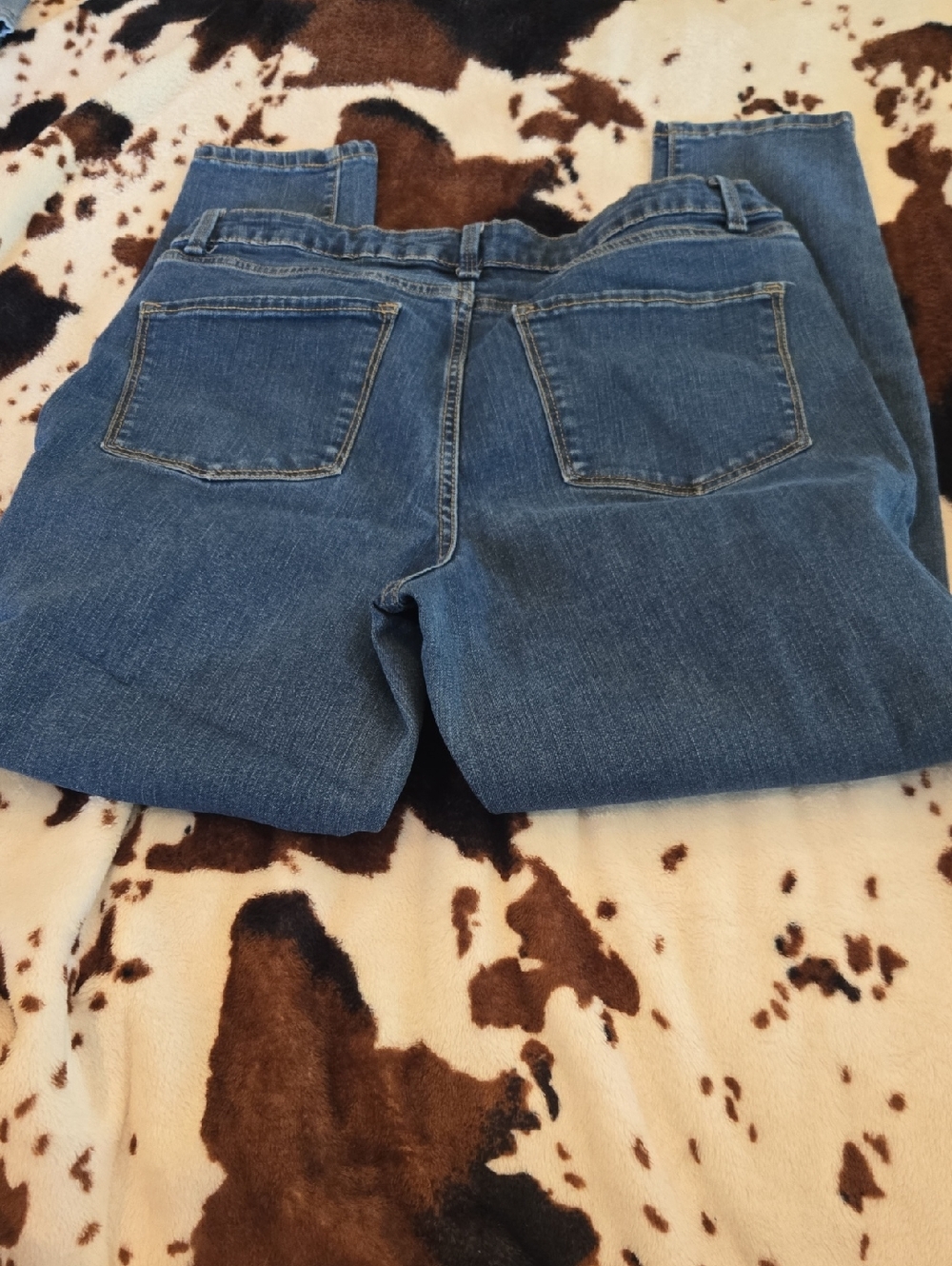 No Boundaries Women's Medium Blue Straight Leg Jeans